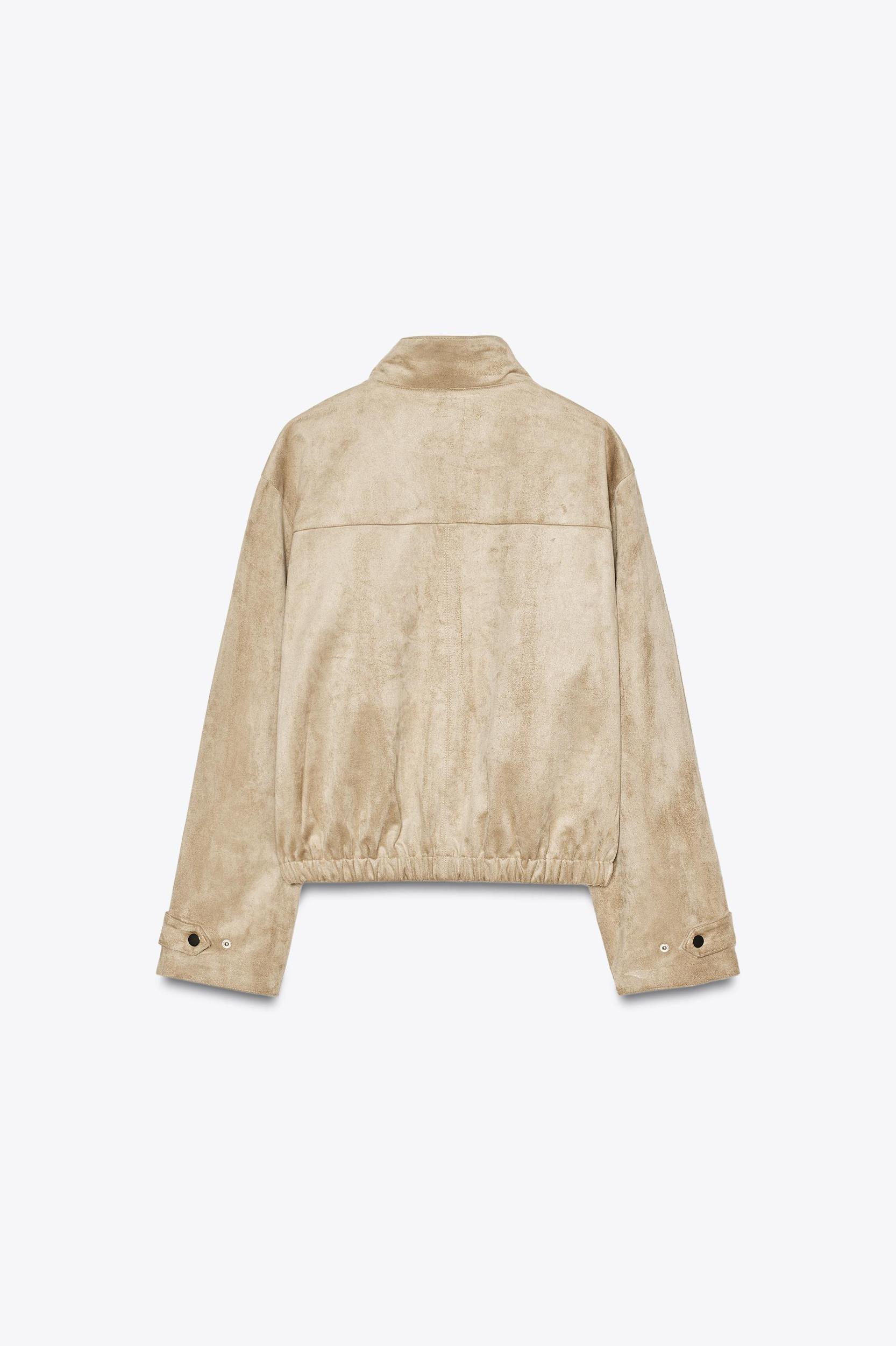 FAUX SUEDE JACKET Product Image