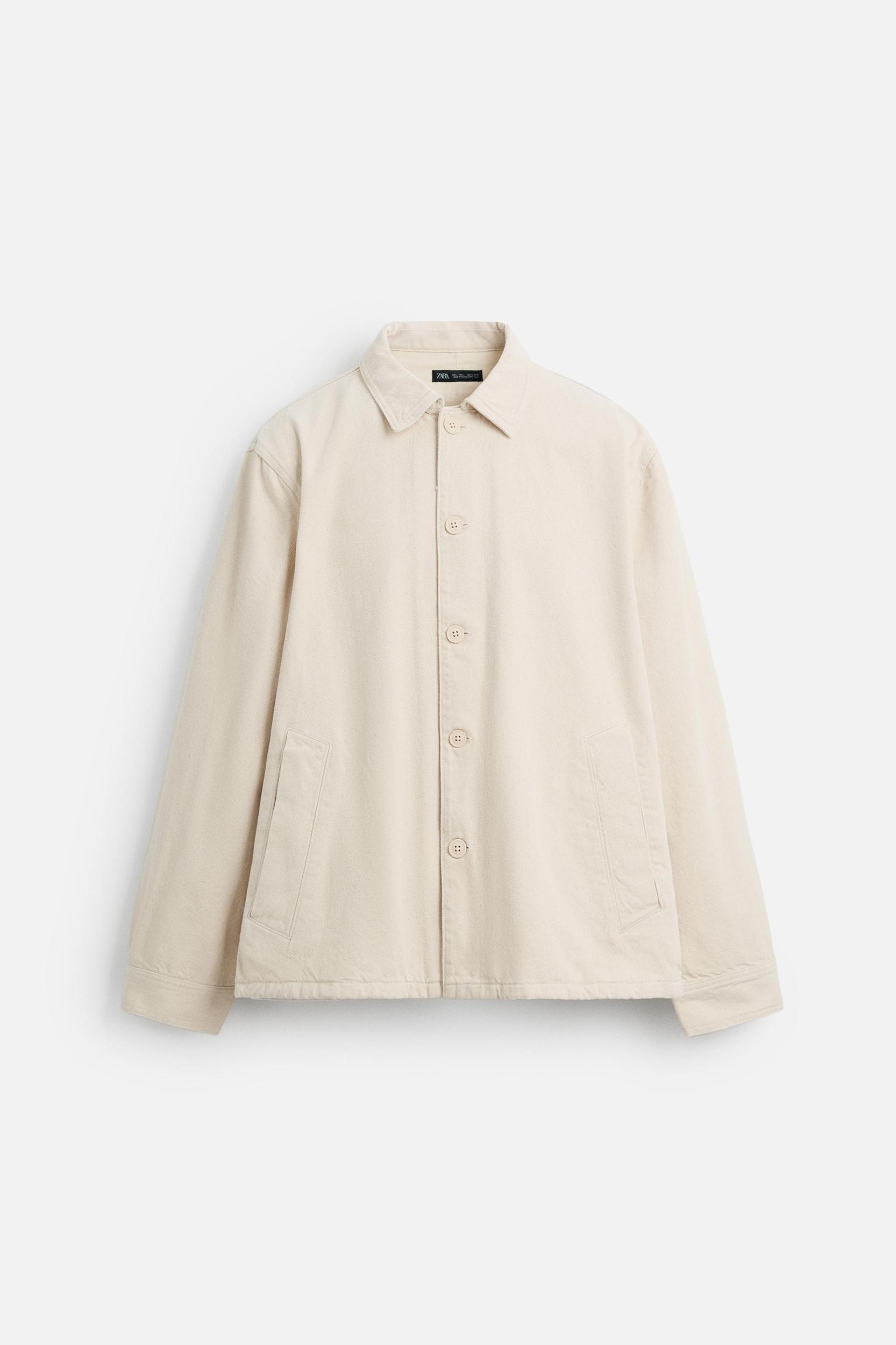 TEXTURED WEAVE OVERSHIRT Product Image