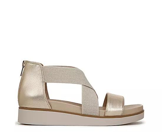 LifeStride Giselle Women's Strappy Platform Sandals, Size: 11, Gold Product Image