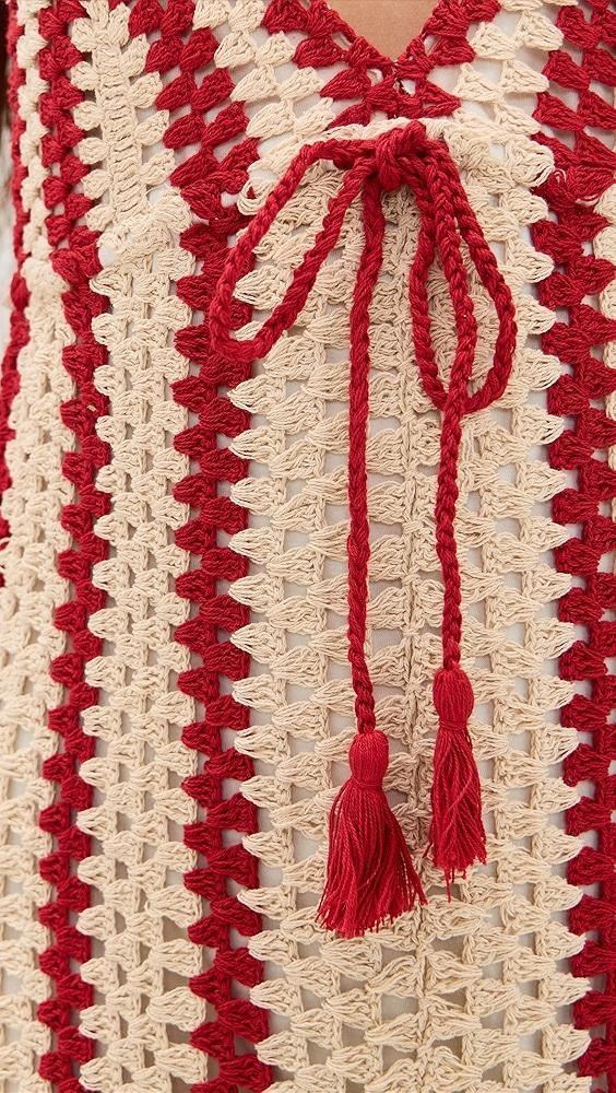 Saylor Georgie Crochet Midi Dress | Shopbop Product Image