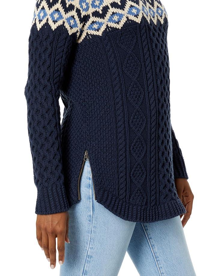 Cotton Ragg Crew Neck Fair Isle Product Image