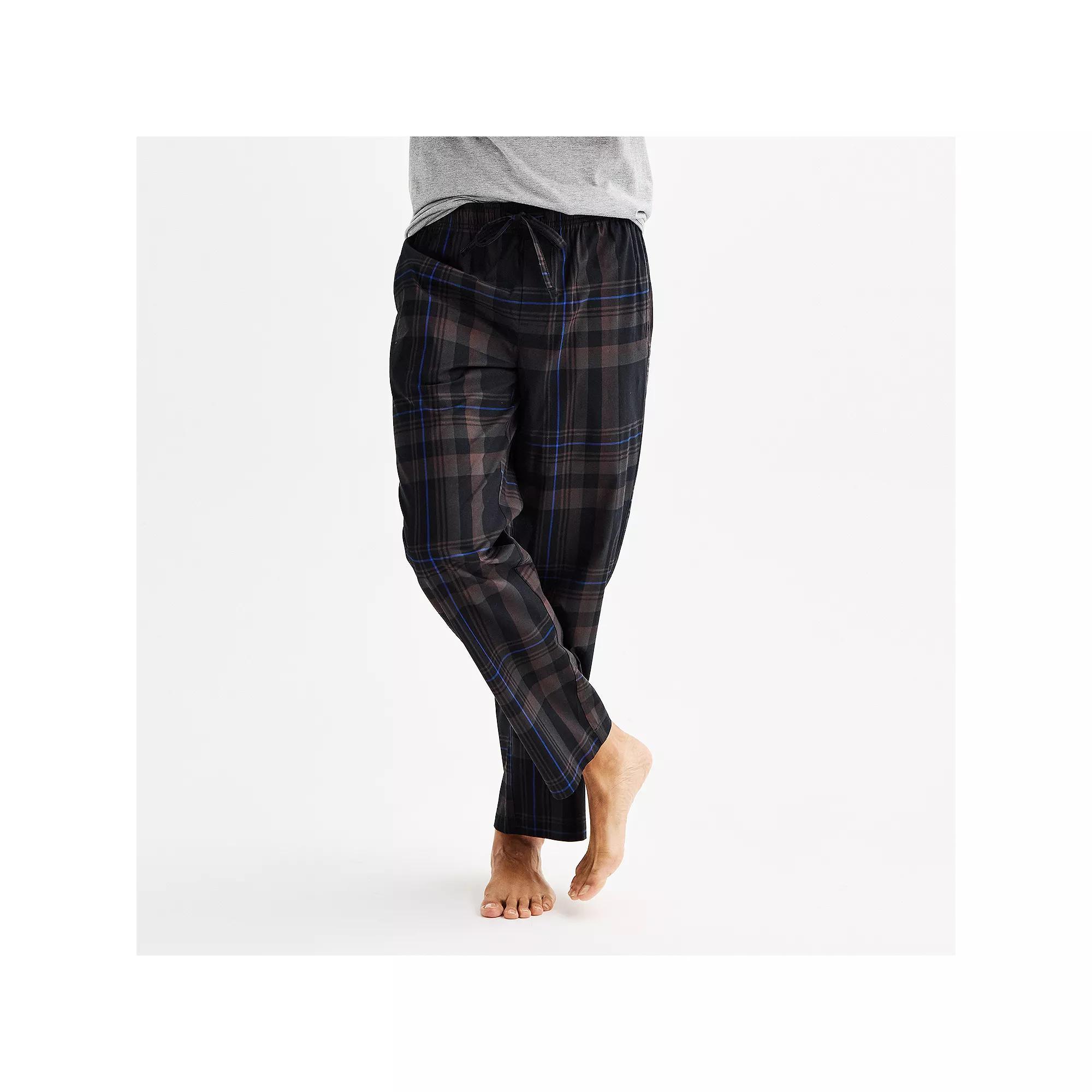 Men's Sonoma Goods For Life® Woven Pajama Pants, Size: Large, True Blue Pinstripe Product Image