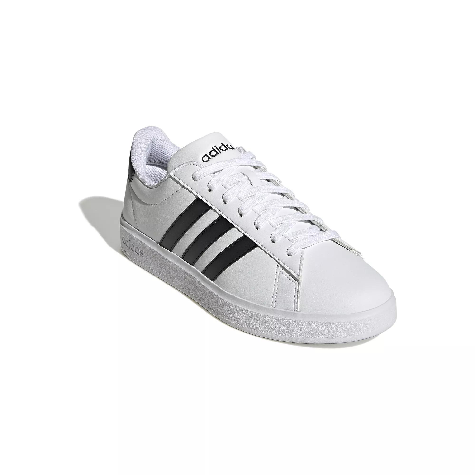 adidas Grand Court 2.0 Cloudfoam Men's Shoes, Size: 11.5, White Black White Product Image