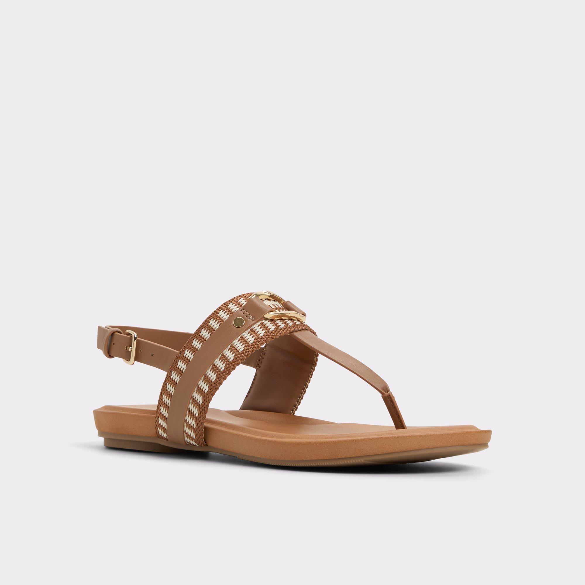 ALDO Taylen - Women's Footbed Sandal Sandals - Brown, Size 8 Product Image
