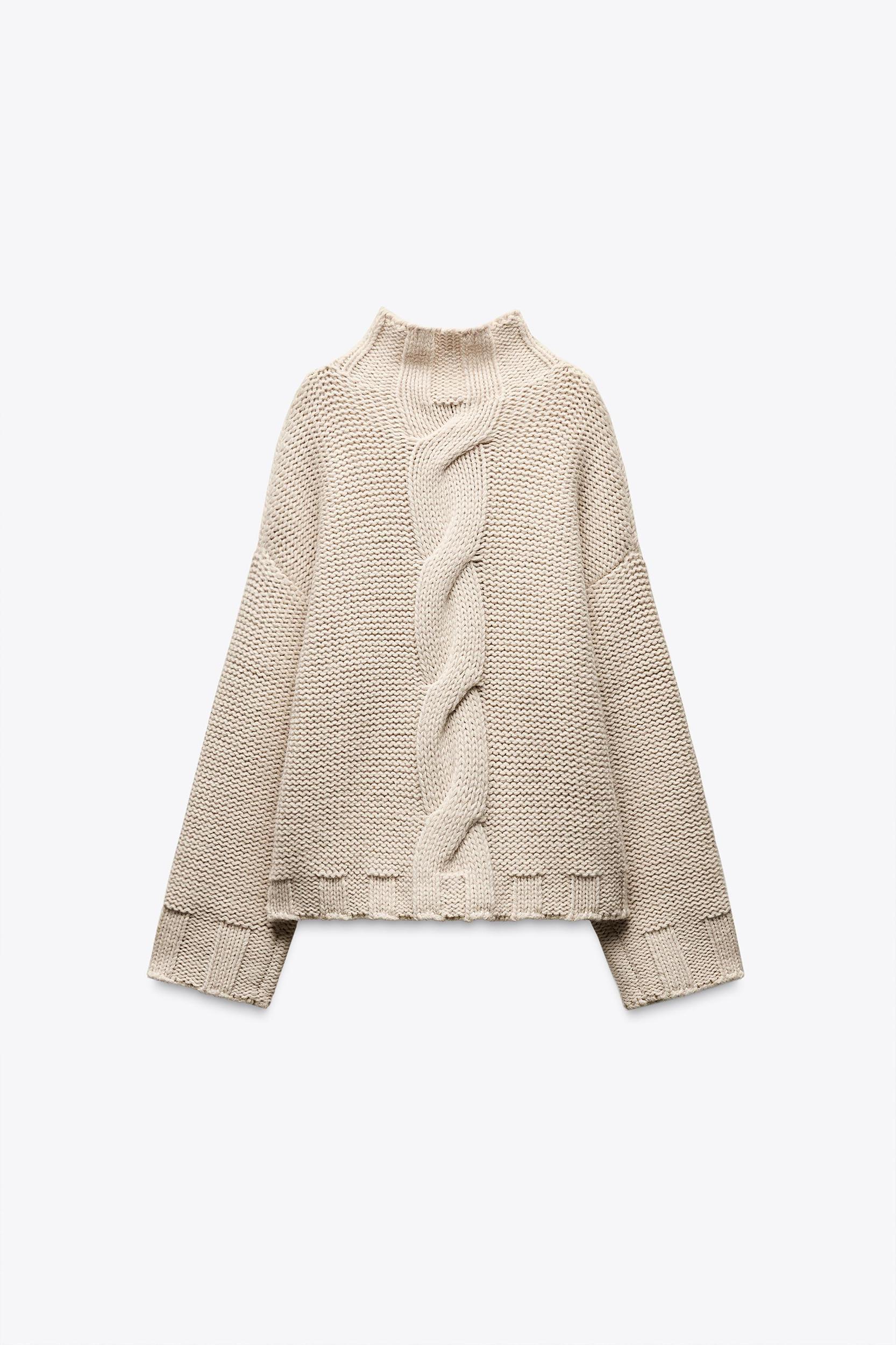 CABLE KNIT SWEATER Product Image