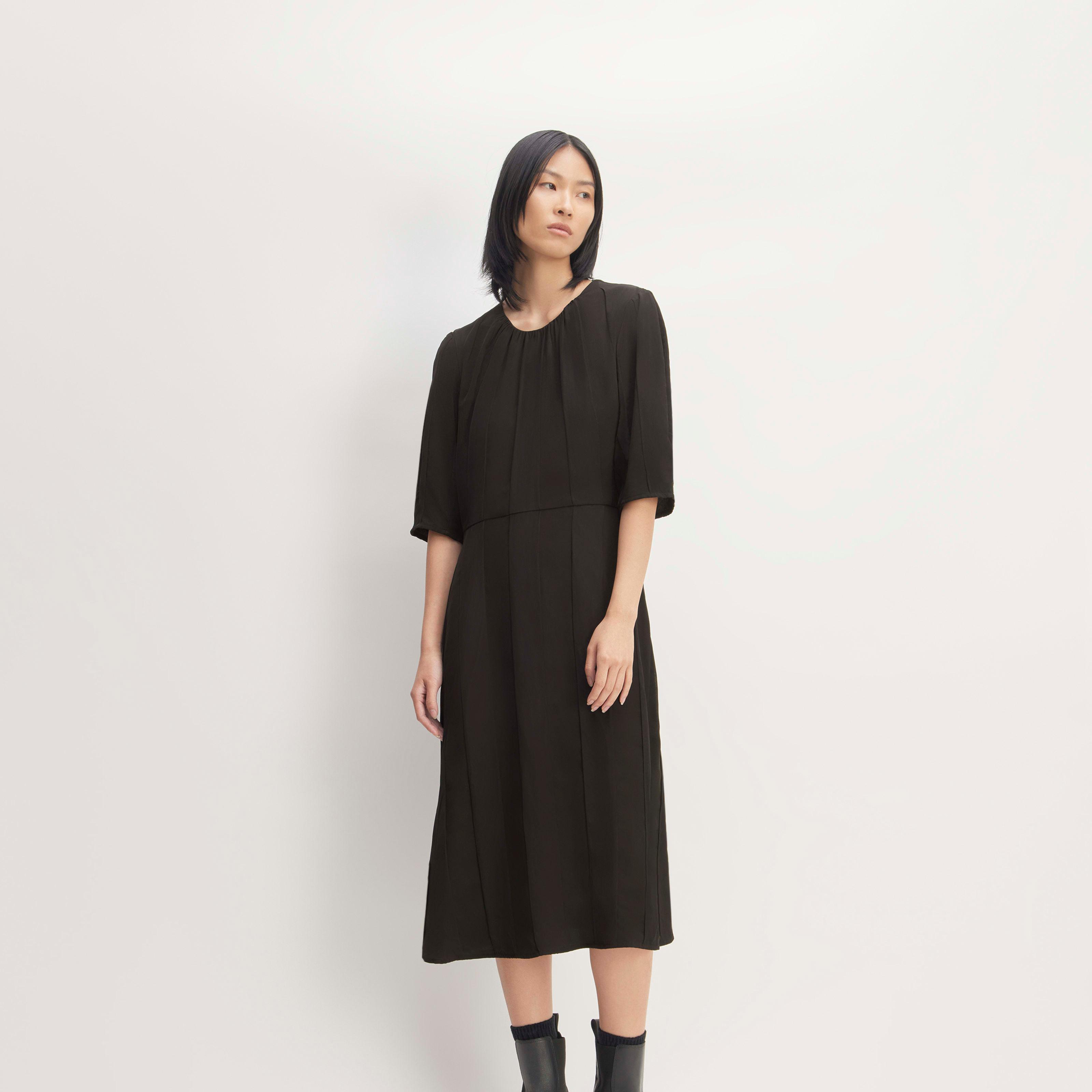 The City Stripe Ruched Dress Product Image