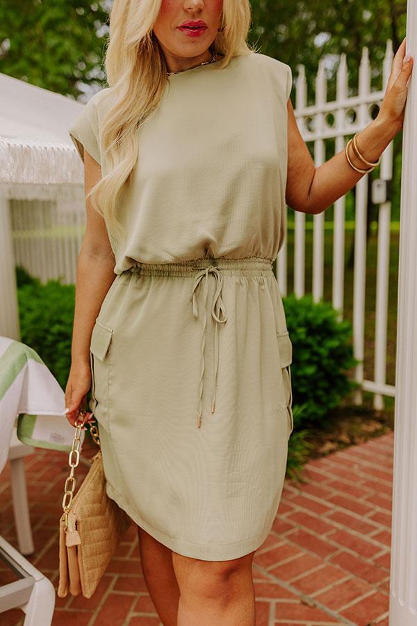 Central Park Stroll Cargo Mini Dress Curves Product Image