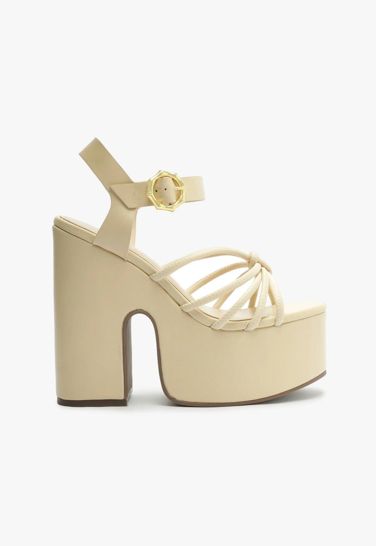 Womens Mahi Cut-Out Platform Sandals Product Image