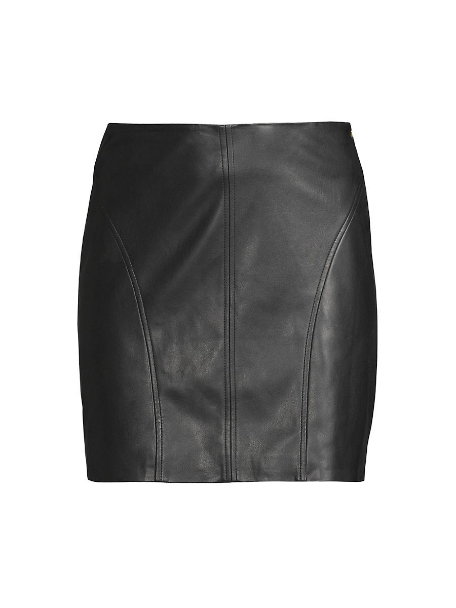 Womens Maris Vegan Miniskirt Product Image
