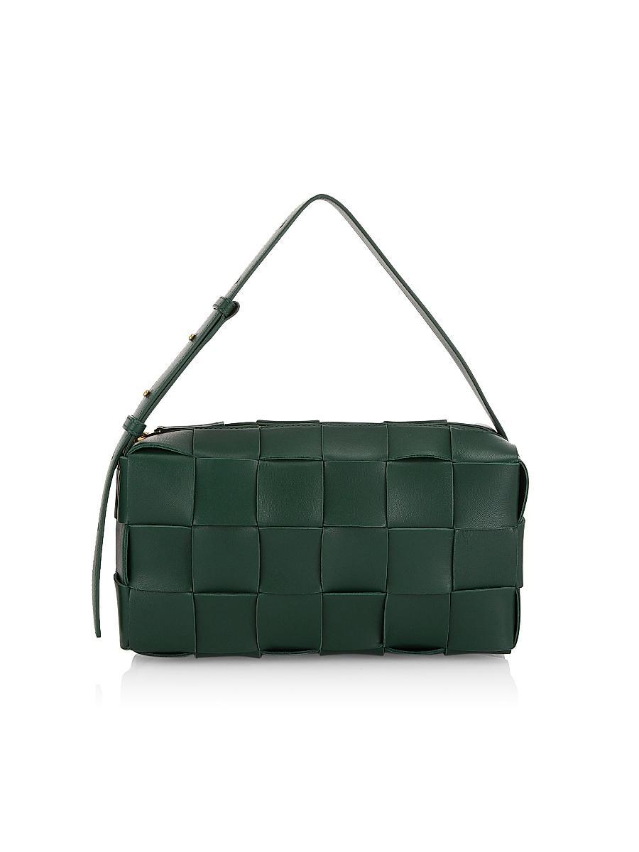 Womens Cassette Leather Shoulder Bag Product Image