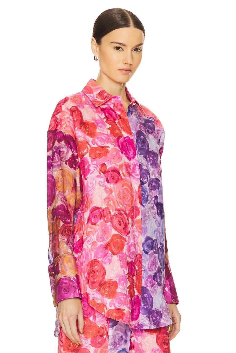 Vision Oversized Linen Shirt Aje Product Image