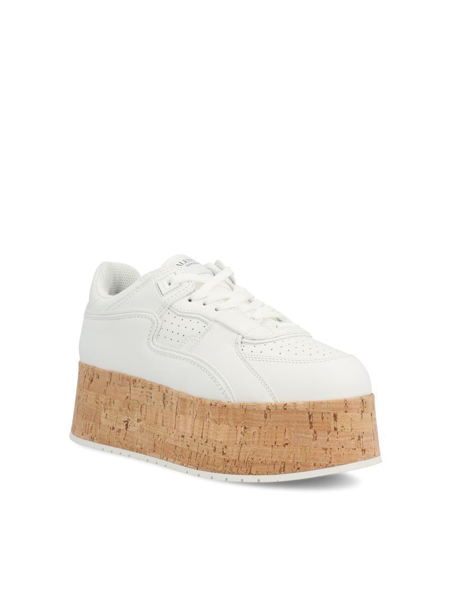 VALENTINO GARAVANI Zapatillas - Blanco In White/white/natural- Product Image
