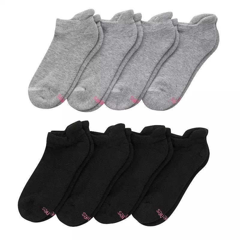 Hanes Ultimate 8-Pack Womens Cool Comfort Cushioned Heel Shield Socks HWUCH8 Product Image