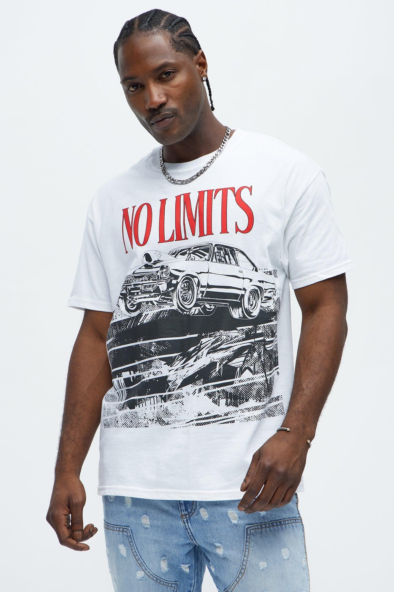 No Limits Racing Short Sleeve Tee - White Product Image