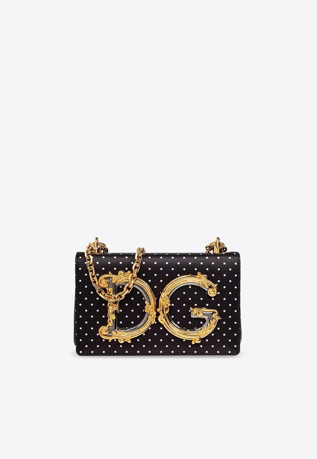 DOLCE & GABBANA Monogram Shoulder Bag In Black Product Image