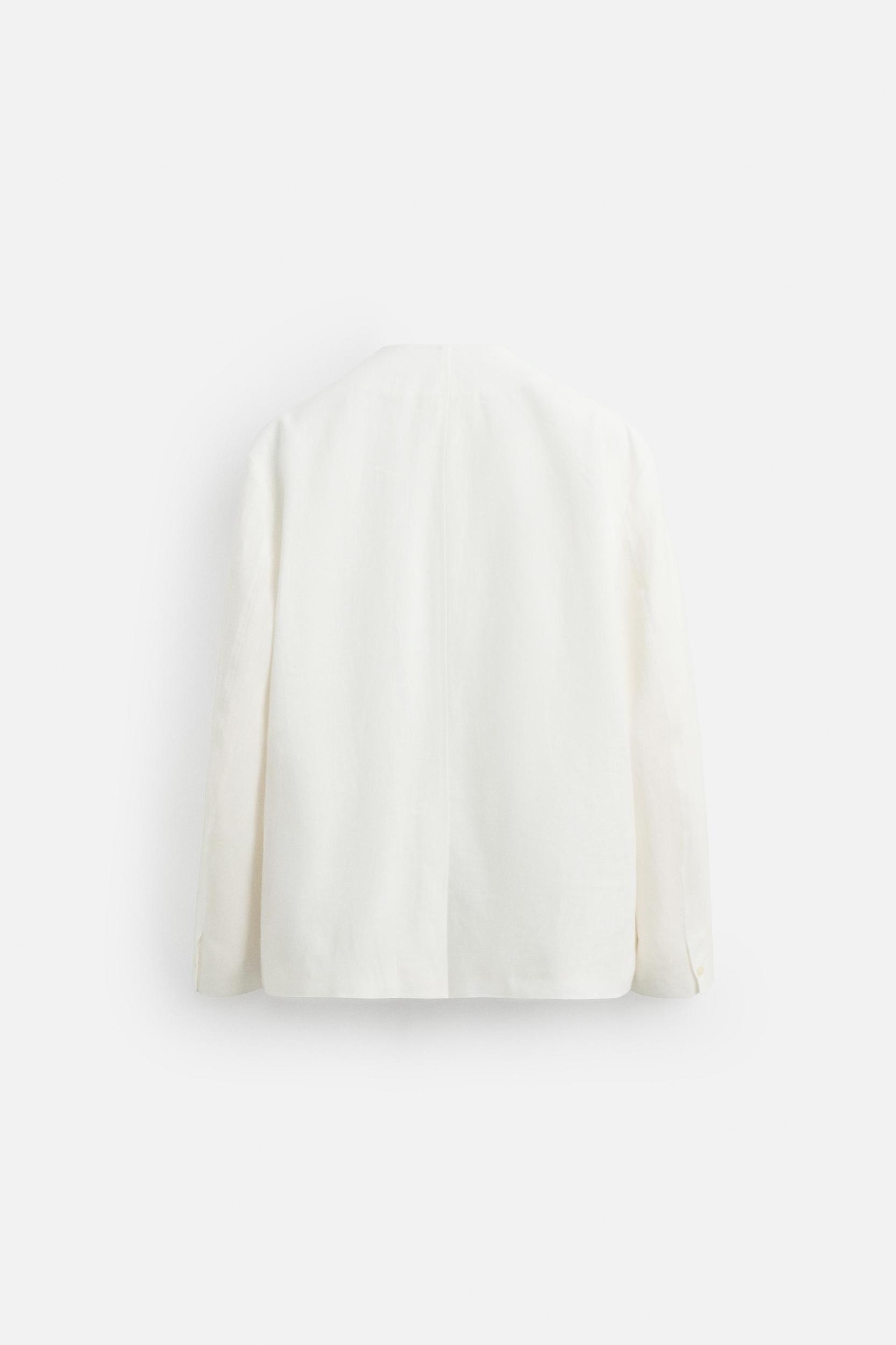 100% LINEN SUIT BLAZER Product Image