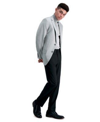 Kenneth Cole Reaction Mens Slim-Fit Shadow Check Dress Pants Product Image