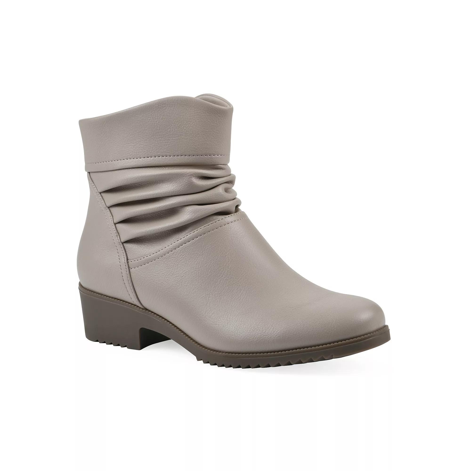Cliffs by White Mountain Durbon Women's Ankle Boots, Size: 11, Lt Brown Smo Product Image