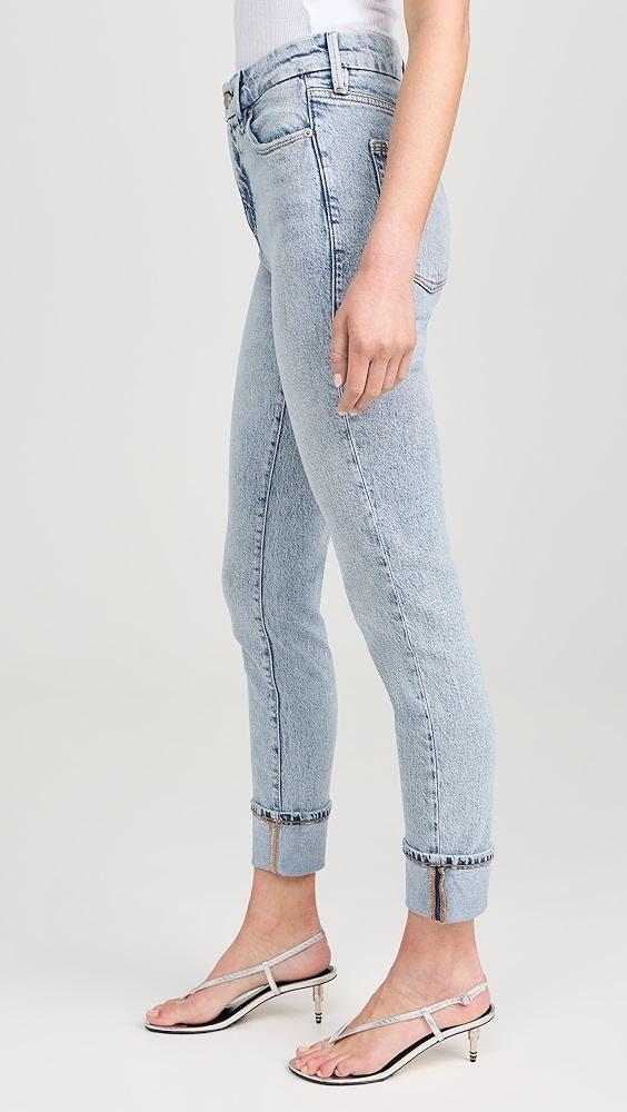 Good American Good Classic Cuffed Jeans | Shopbop Product Image