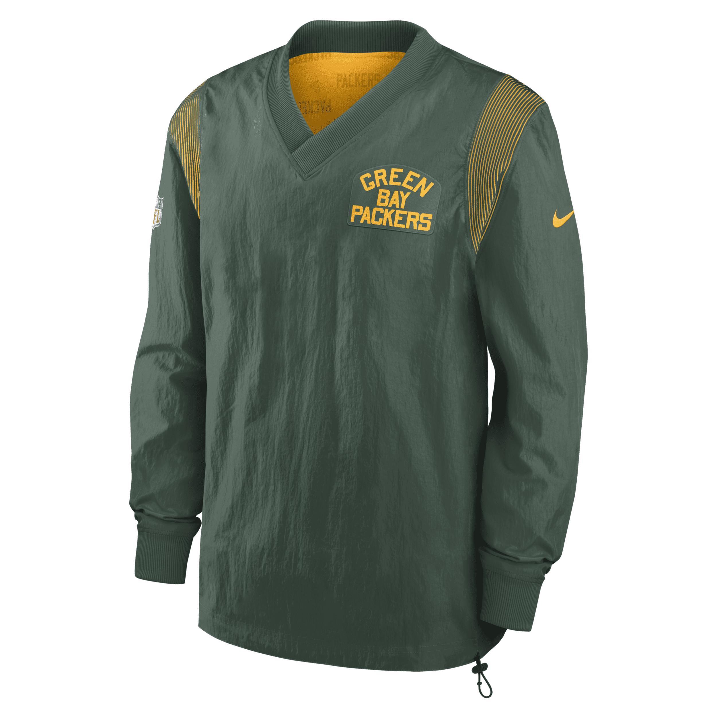NIKE Men's  Royal Buffalo Bills Sideline Athletic Stack V-neck Pullover Windshirt Jacket Product Image