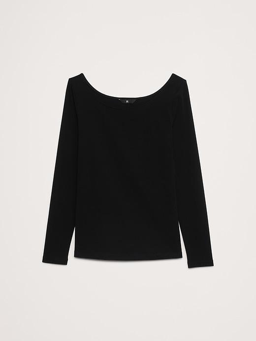 Refined Scoop-Neck T-Shirt Product Image