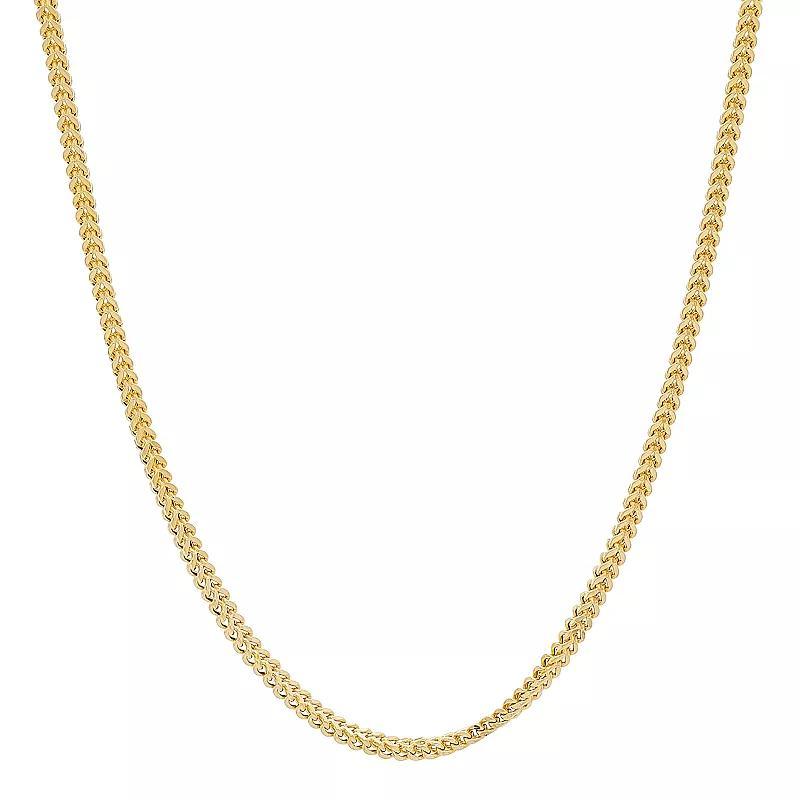 Men's 14k Gold Hollow Chain Link Necklace - 22 in., Size: 22" Product Image