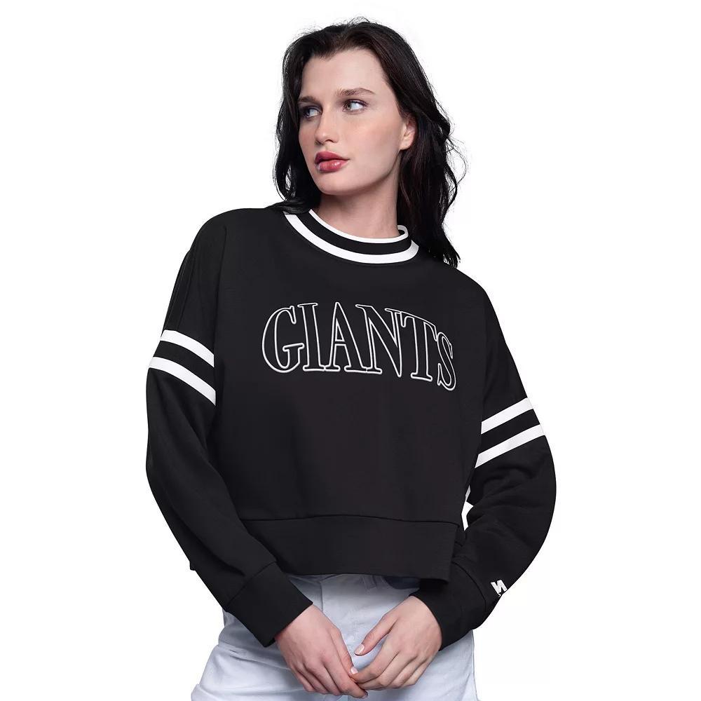 Women's Starter Red Philadelphia Phillies Power Play Cropped Pullover Sweatshirt, Size: XS Product Image