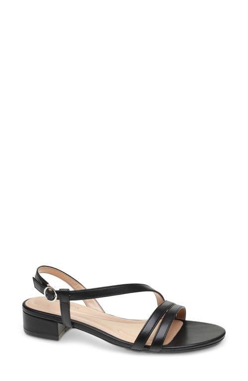Easy Spirit Women's Glenni Asymmetrical Sling Sandals, Size: 7.5 Wide, Black Product Image