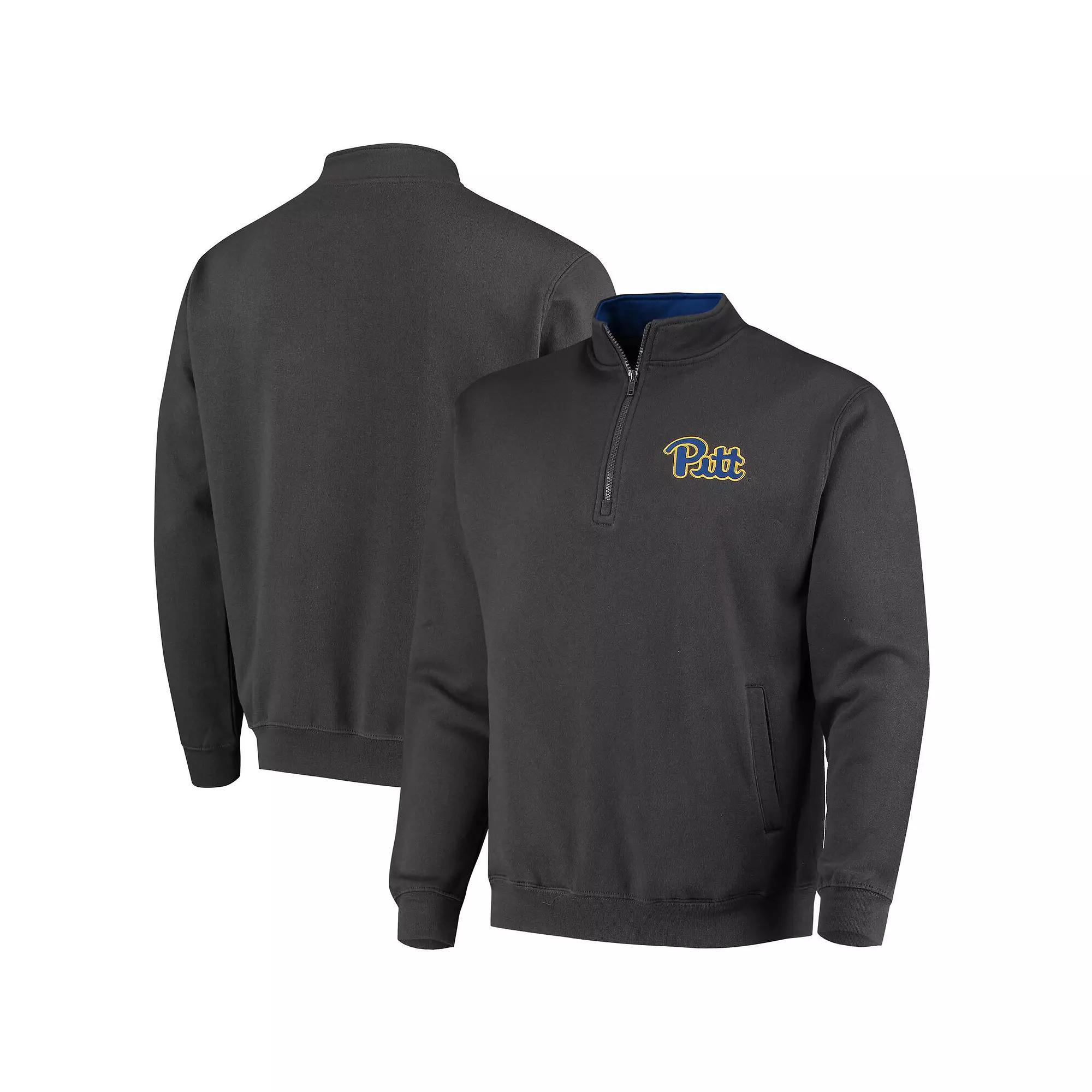 Mens Colosseum Charcoal Pitt Panthers Tortugas Logo Quarter-Zip Jacket Product Image