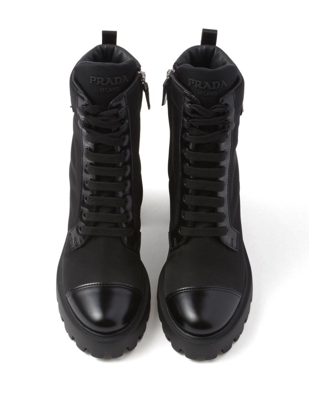 90mm triangle-logo ankle boots Product Image
