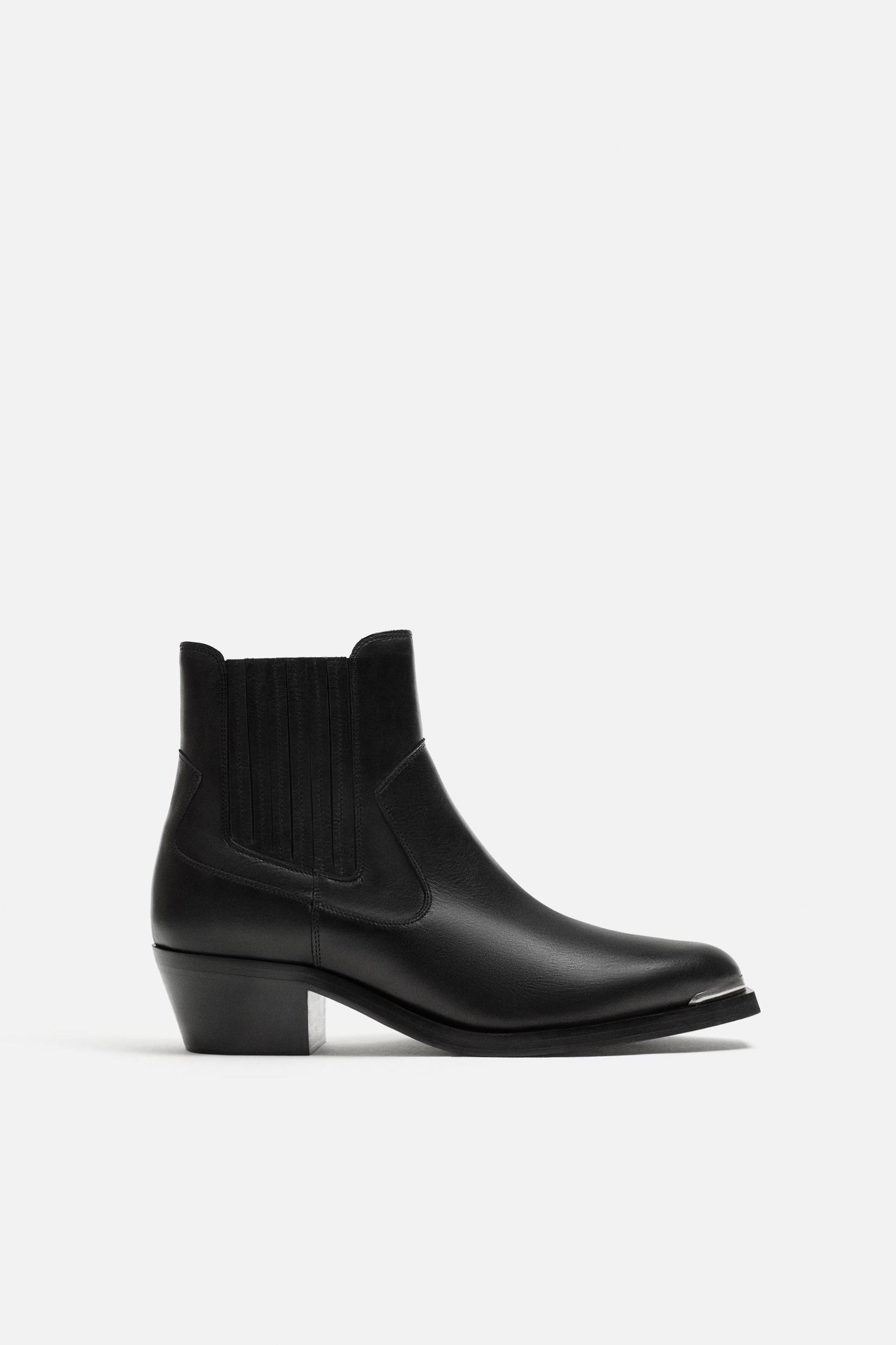 LEATHER COWBOY BOOTS Product Image