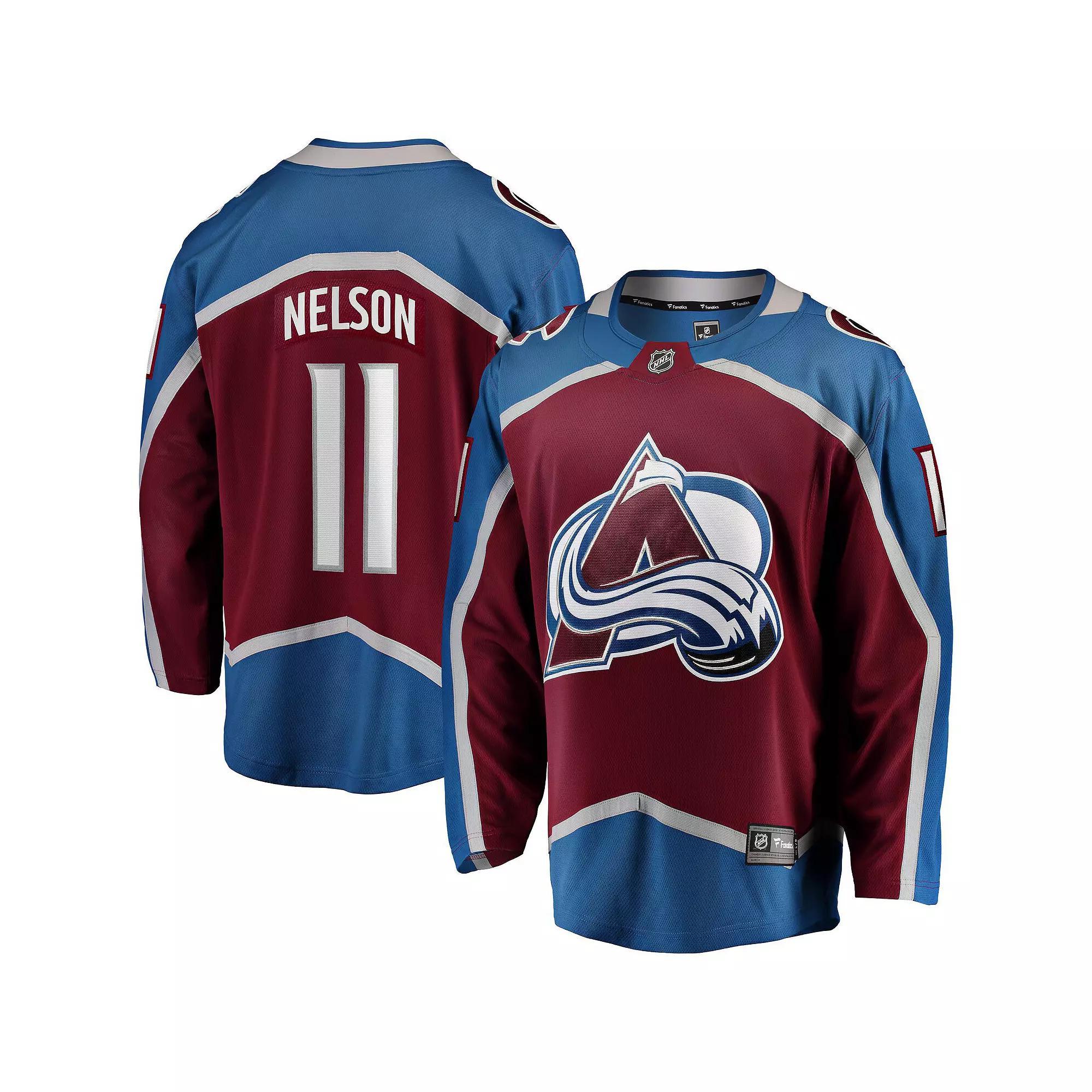 Men's Fanatics Brock Nelson Burgundy Colorado Avalanche Home Breakaway Jersey, Size: Medium, Med Re Product Image