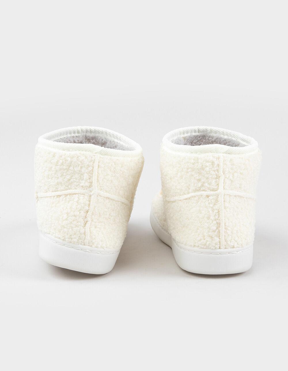 MIA Chill Happy Face Womens Bootie Slippers Product Image