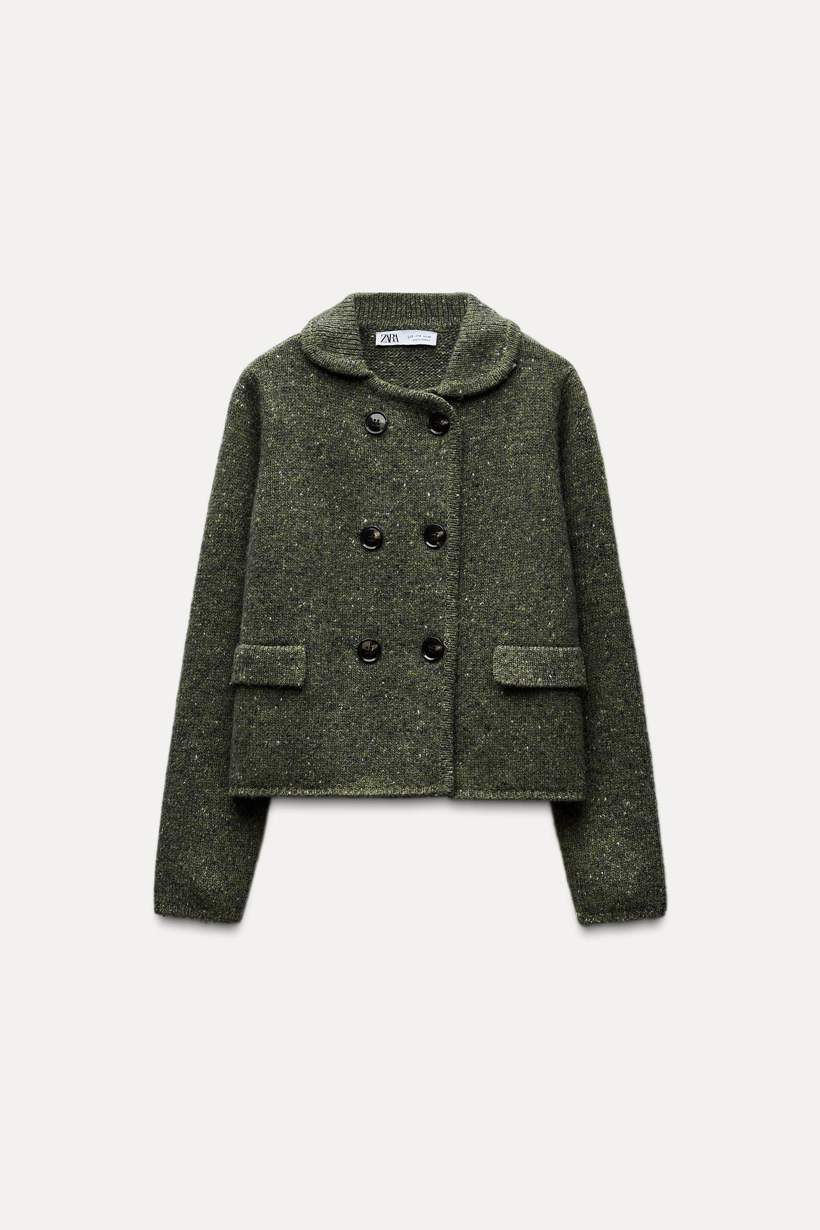 DOUBLE BREASTED WOOL BLEND JACKET Product Image