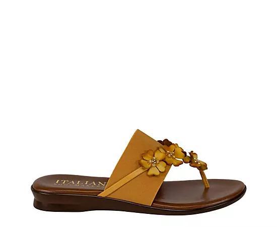Italian Shoemakers Ayelen Women's Floral Sandals, Size: 6, Yellow Product Image
