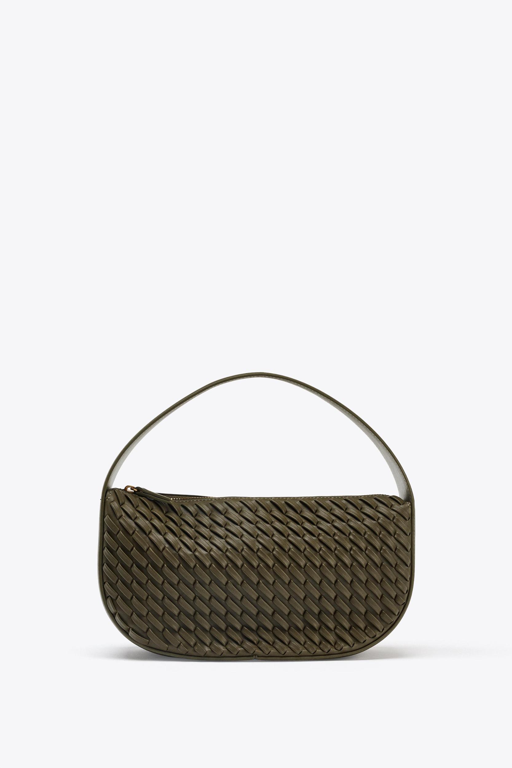 WOVEN EFFECT HANDBAG Product Image