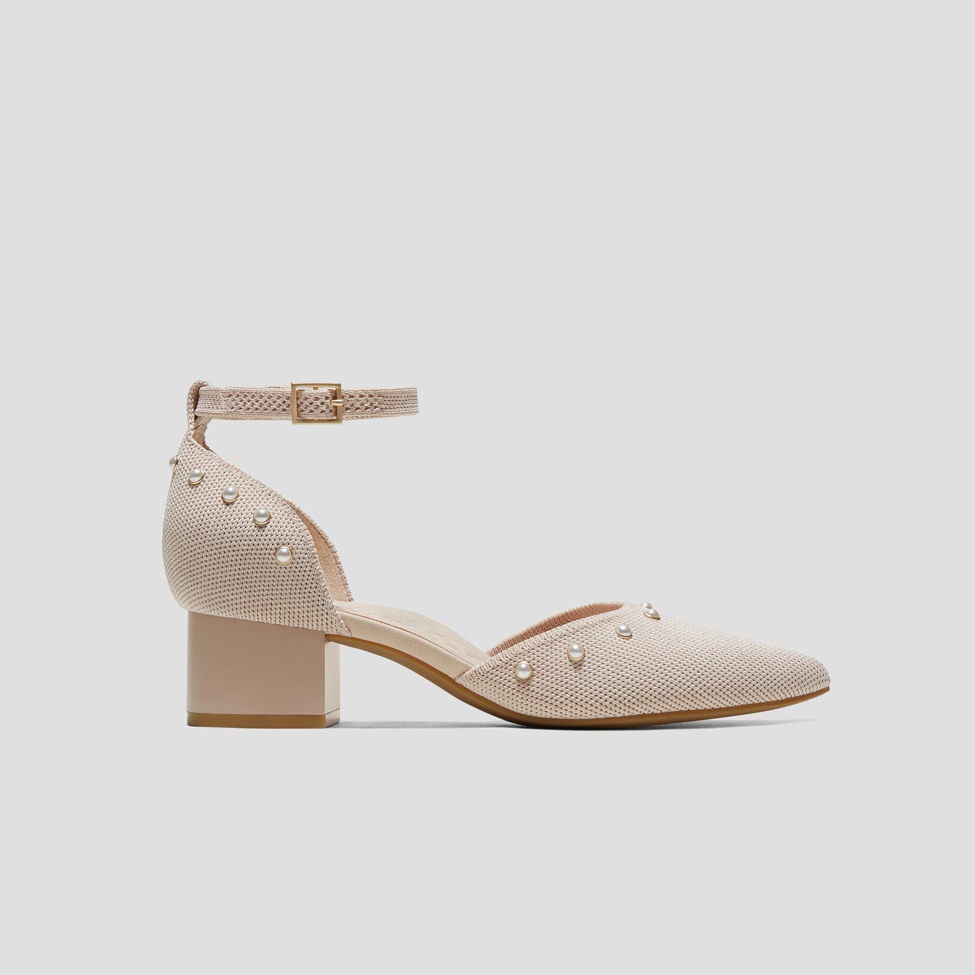 Pointed-Toe Stress FREE Block Heels (Galilea) Product Image