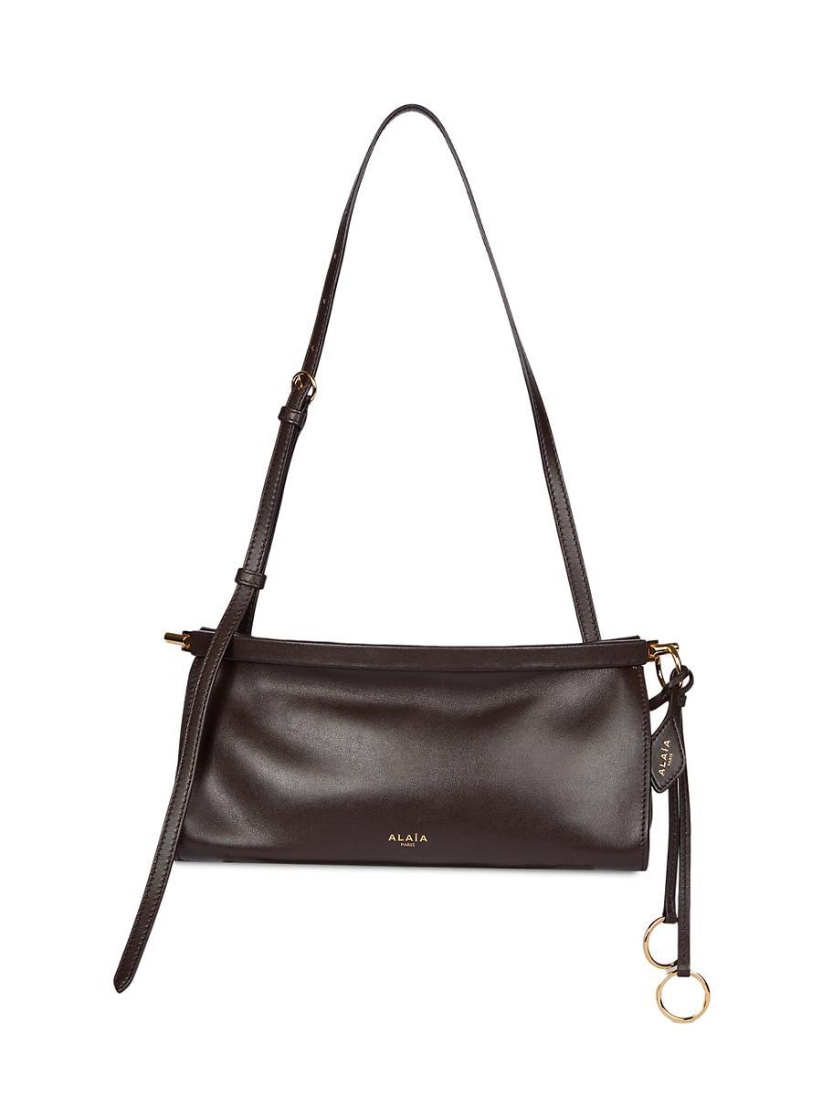 Womens Le Click Leather Shoulder Bag Product Image