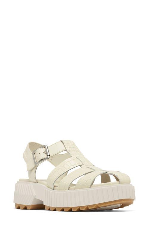 Ona Embossed Leather Fisherman Sandals Product Image