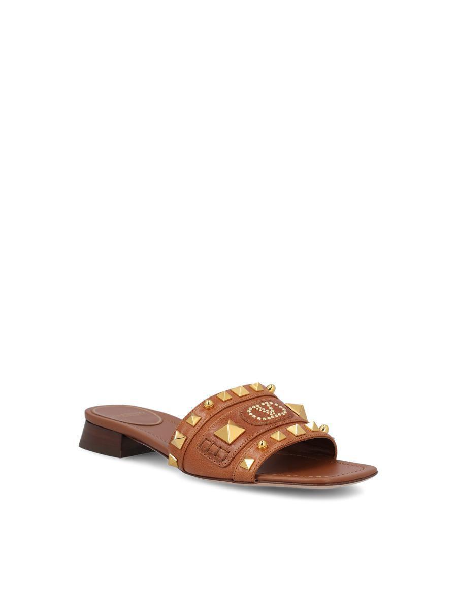 VALENTINO GARAVANI Sandals In Brown Product Image