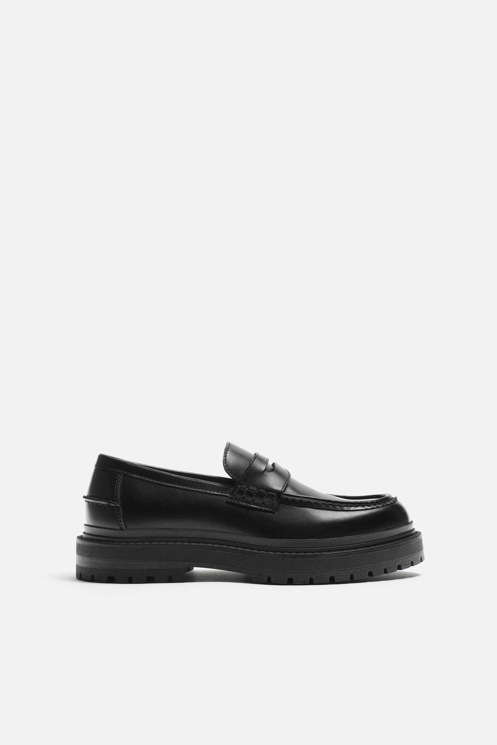 THICK SOLE SADDLE LOAFERS Product Image
