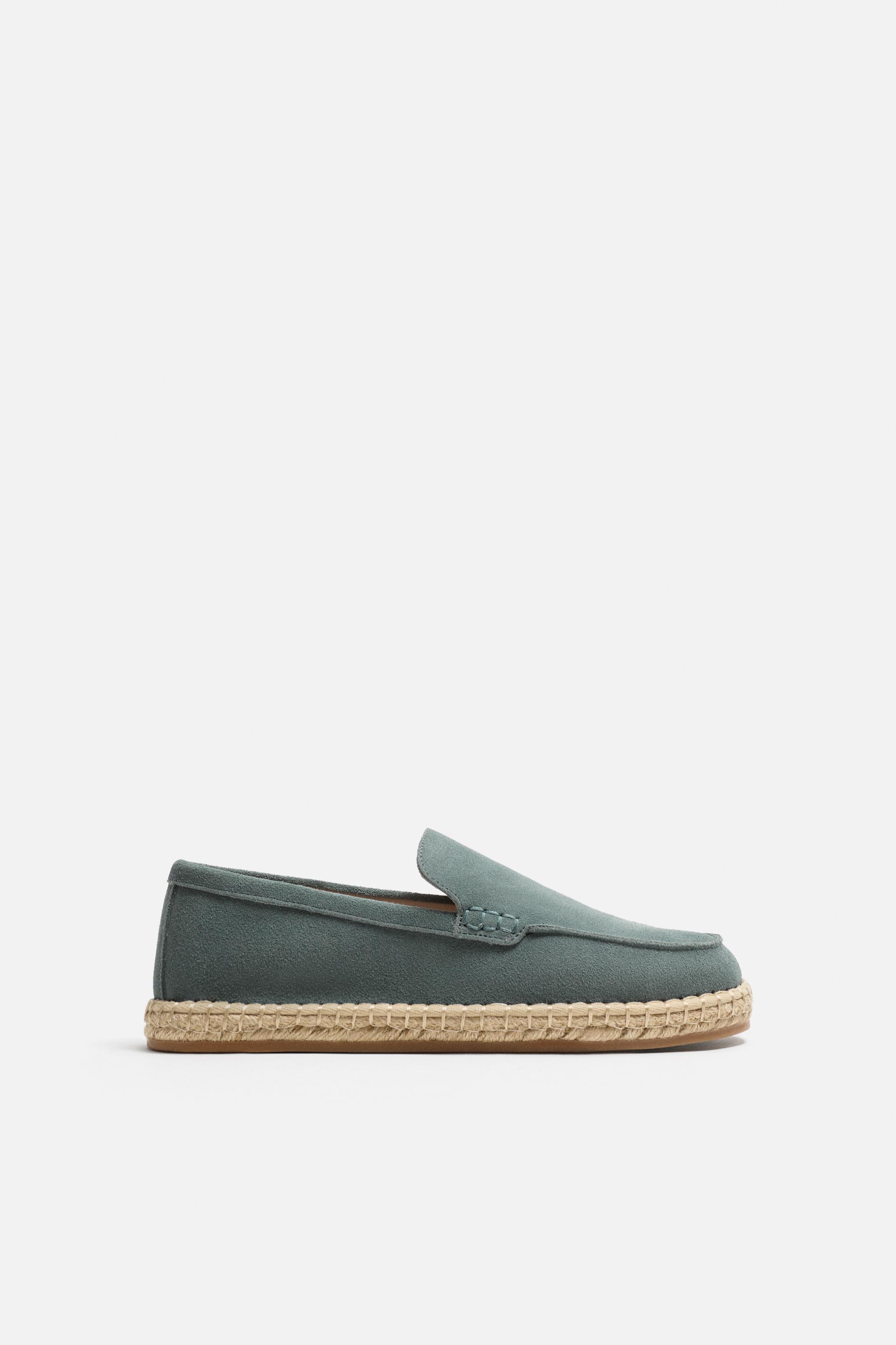 JUTE SOLE LEATHER LOAFERS Product Image