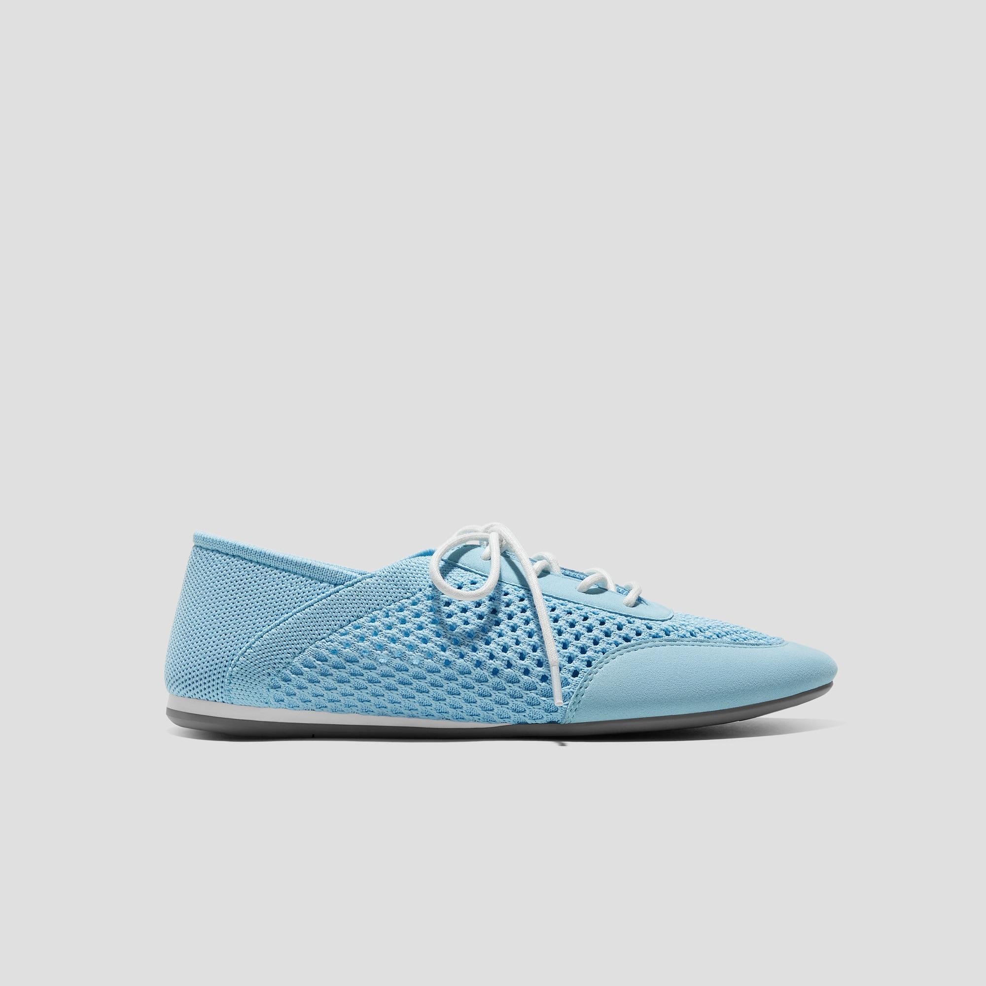 Round-Toe Lace-Up Mesh Sneakers (Yara) Product Image