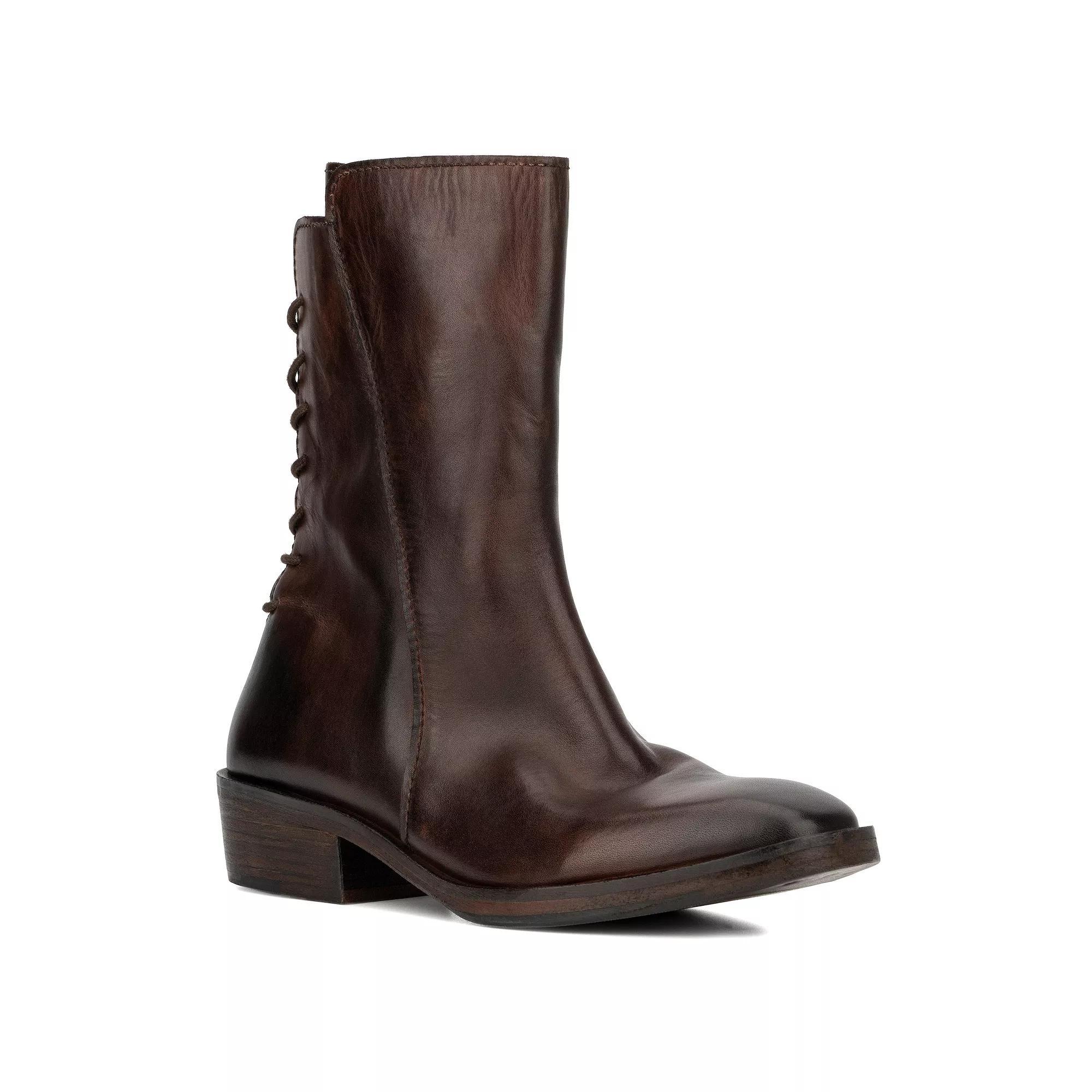 Vintage Foundry Co. Annabelle Womens Leather Ankle Boots Product Image
