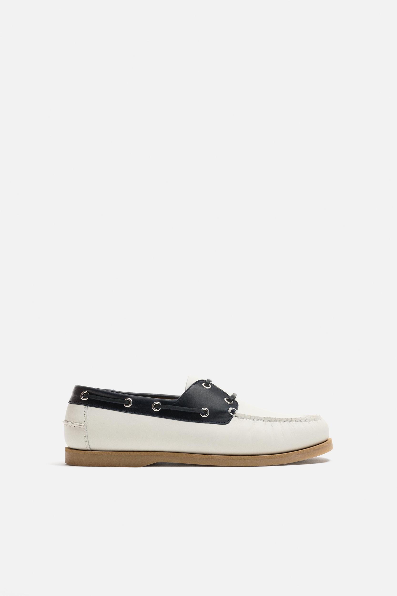 LIMITED EDITION LEATHER BOAT SHOES Product Image