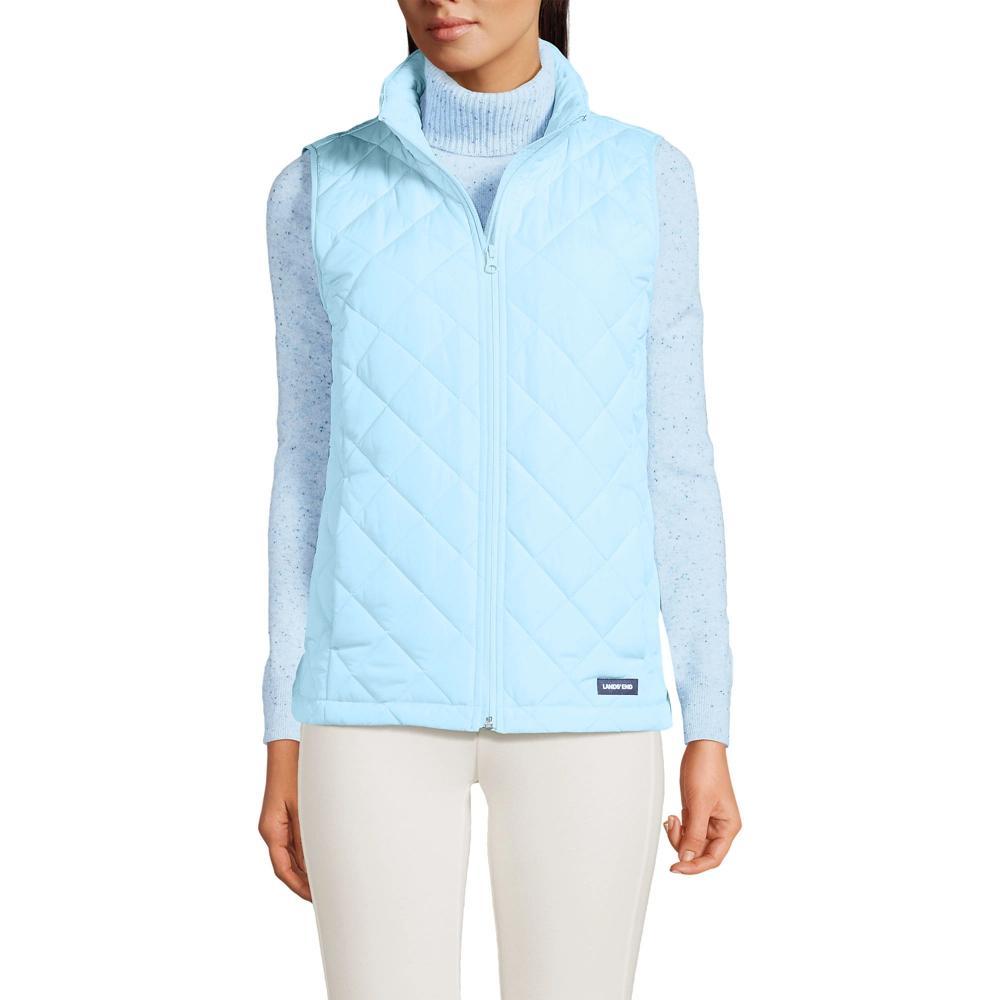 Petite Lands' End Insulated Vest, Women's, Size: Small Petite, Dark Green Green Product Image