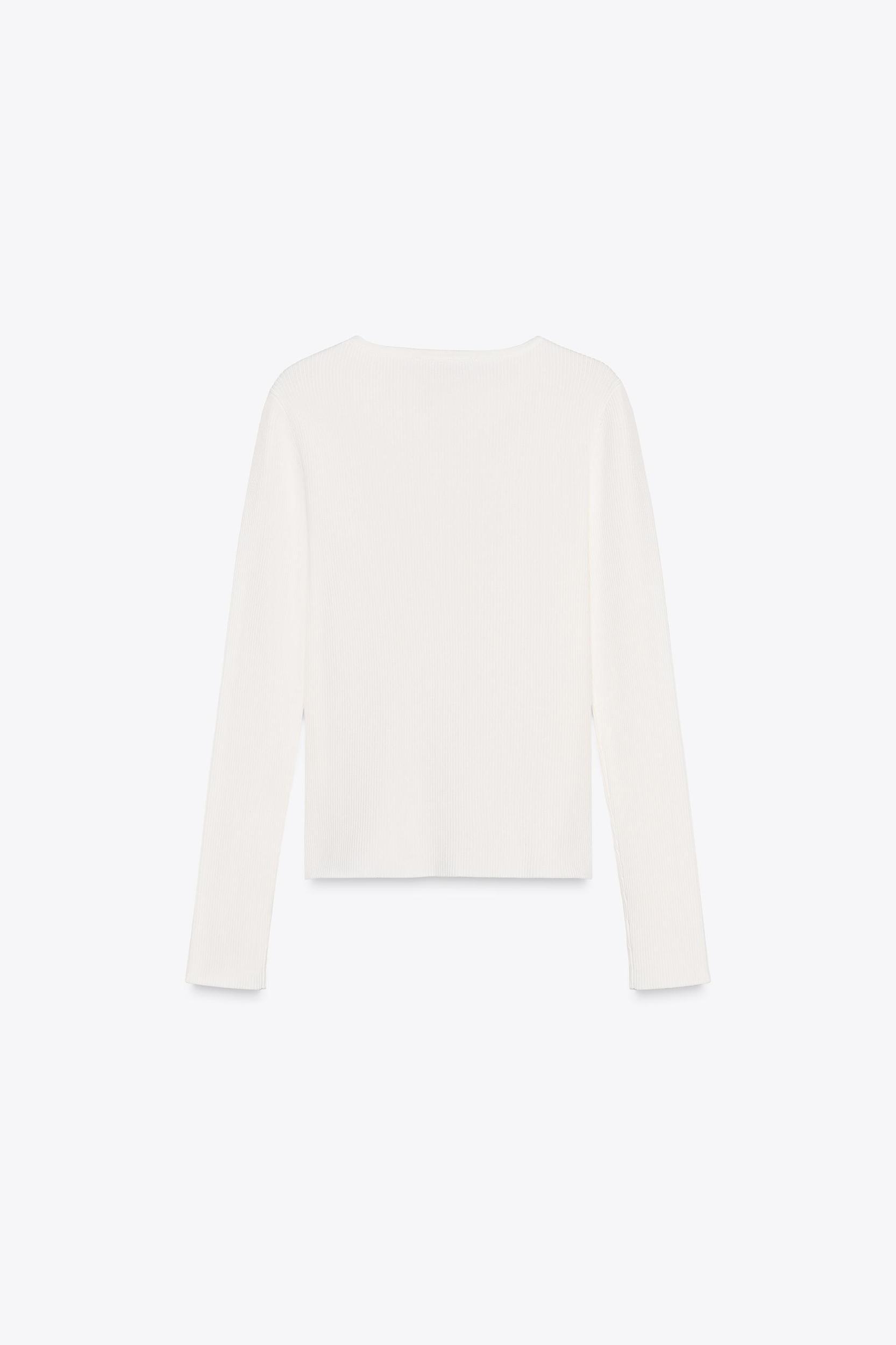 RIBBED KNIT TOP Product Image