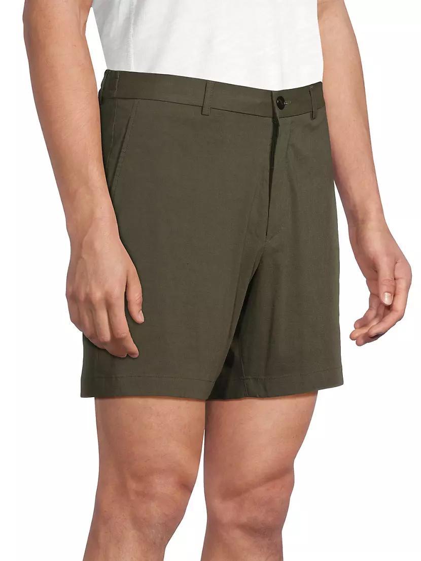 Curtis Linen-Blend Shorts Product Image