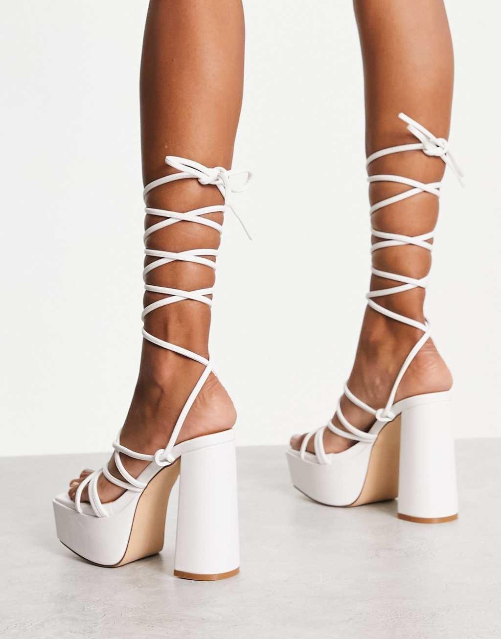 Truffle Collection mega platform strappy sandals Product Image
