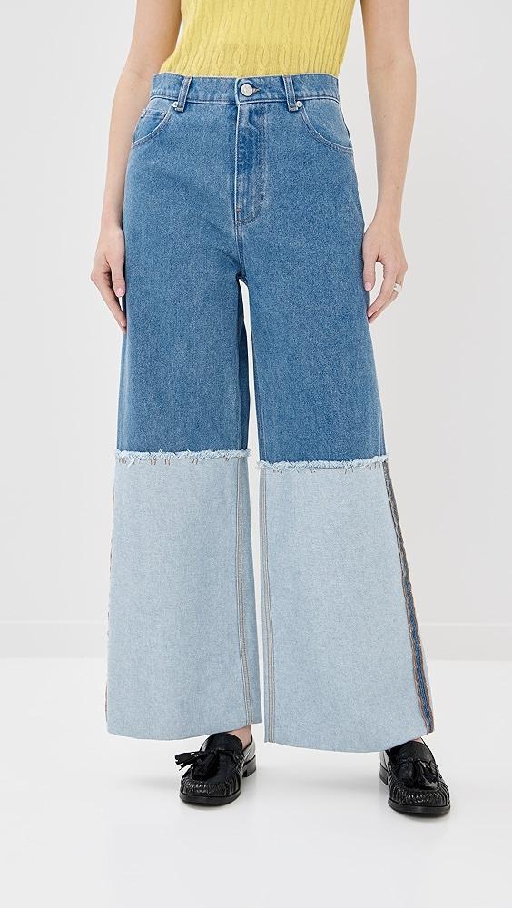 Marni Mega Turn Up Trousers | Shopbop Product Image